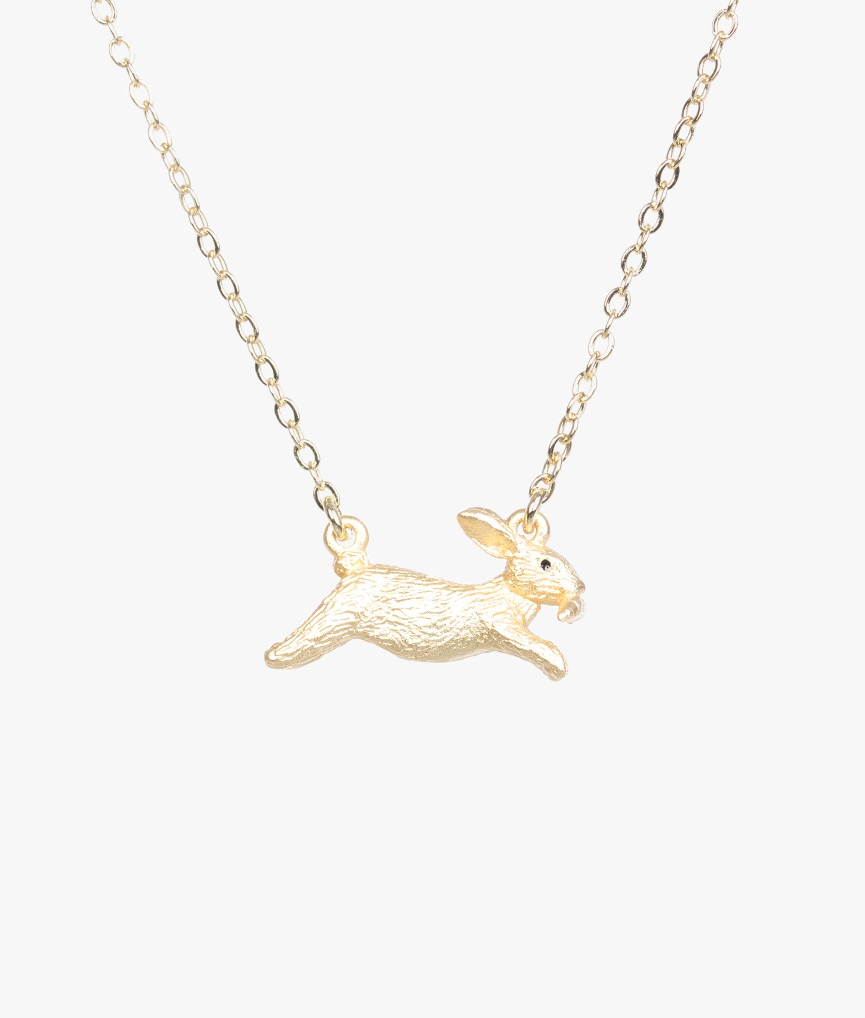 Ted Baker Jewellery | Rabsa rabbit pendant in brushed gold | EQVVS Womens