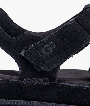 Goldenstar strap sandal in black