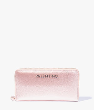 Divina zip around purse in rose gold