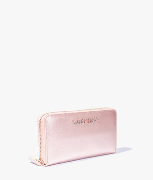 Divina zip around purse in rose gold